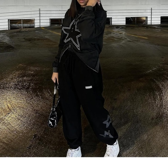 Aelfric Eden Pants - Aelfric Eden Sweatpants Star Graphic Drawstring Pants Casual Jogger/ unisex